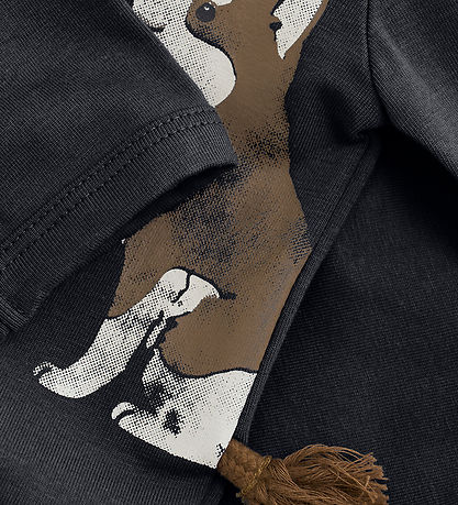Minymo Bodysuit L/æ - Parisian Night w. Dog Minymo Bodysuit L/æ - Parisian Night w. Dog