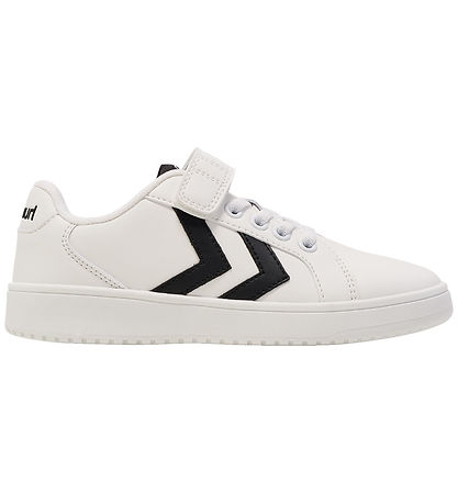 Hummel Shoe - Derby Court Jr - White/Black Hummel Shoe - Derby Court Jr - White/Black