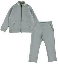 Emporio Armani Cardigan/Trousers - Silver Blue Emporio Armani Cardigan/Trousers - Silver Blue