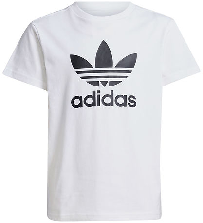 adidas Originals Stuttermabolur - Trefoil - Hvítur adidas Originals Stuttermabolur - Trefoil - Hvítur