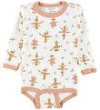 Joha Bodysuit L/æ - Wool/Bamboo - Off White