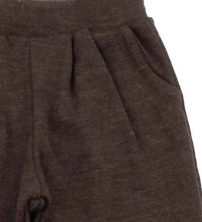 Joha Trousers - Wool - Dark Brown