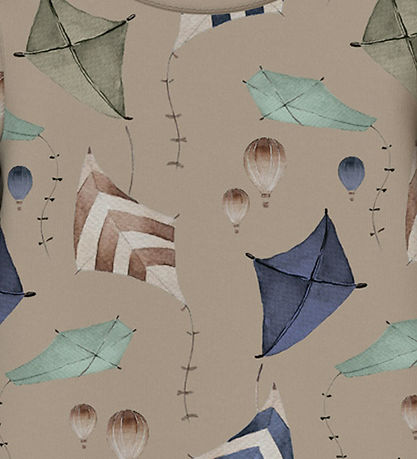 Name It Bodysuit L/æ - NbmNathon - Weathered Teak Name It Bodysuit L/æ - NbmNathon - Weathered Teak