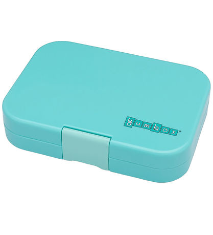 Yumbox Lunchbox w. 4 Rum - Bento Panino - Misty Aqua - Rainbow T