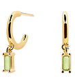 MillaVanilla Earrings - Green/Gold MillaVanilla Earrings - Green/Gold