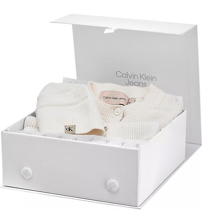 Calvin Klein Setti - Neuletakki/Housut/hattu - Joustinneule Neul