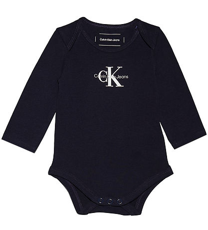 Calvin Klein Bodysuit L/Æ - Monogram - Night Sky