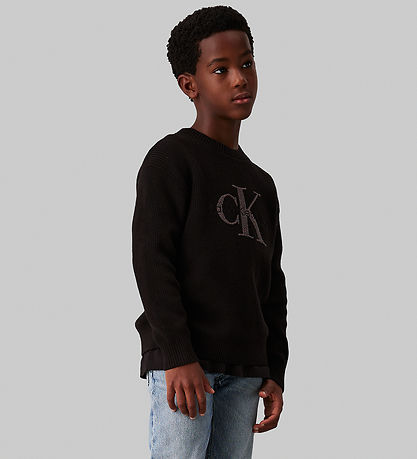 Calvin Klein Blouse - Knitted - Black
