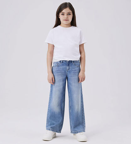 Name It Jeans - Wide - Noos - NkfRose - Medium+ Blue Denim