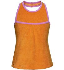 Mala Terrycloth Top - Orange w. Pink Mala Terrycloth Top - Orange w. Pink