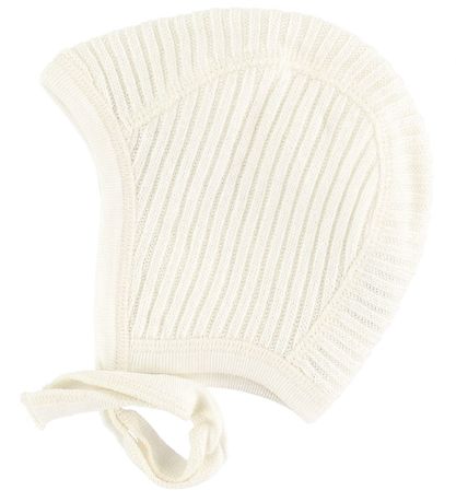 Joha Baby Hat - Knitted - Baby Wool - Off White Joha Baby Hat - Knitted - Baby Wool - Off White