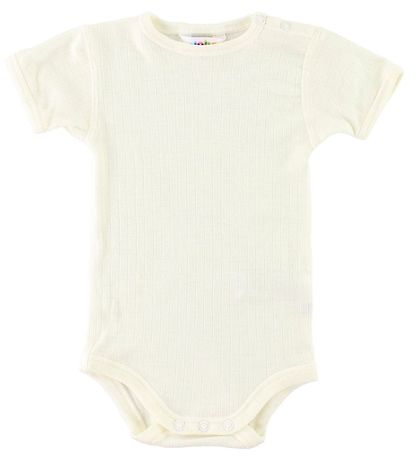 Joha Bodysuit - Wool - S/S - Off White Joha Bodysuit - Wool - S/S - Off White
