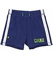 Molo Shorts - Marineblauw m. Neon Groen Molo Shorts - Marineblauw m. Neon Groen