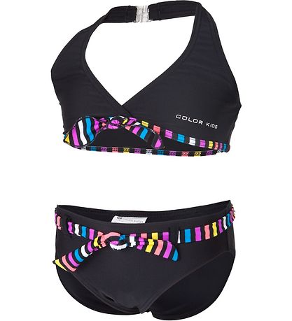 Color Kids Bikini - Black w. Stripes Color Kids Bikini - Black w. Stripes