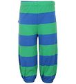 Danefæ Cotton Trousers - Dane Kirsten - Spring Green/Royal Blue