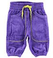 Katvig Velvet Trousers - Purple/Yellow Katvig Velvet Trousers - Purple/Yellow