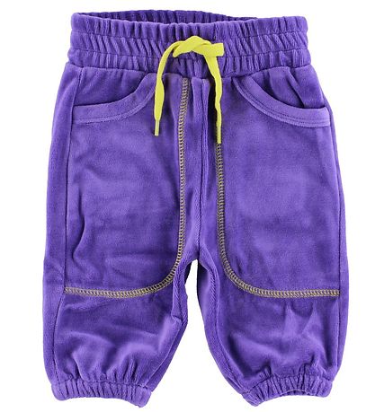 Katvig Velvet Trousers - Purple/Yellow Katvig Velvet Trousers - Purple/Yellow