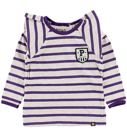 Papfar Blouse - Ivory/Purple Striped Papfar Blouse - Ivory/Purple Striped