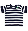 Freds World T-shirt - Navy/White Striped Freds World T-shirt - Navy/White Striped