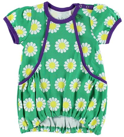 Robe Freds World - Vert/Violet av. Marguerites Robe Freds World - Vert/Violet av. Marguerites