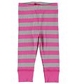 Katvig Leggings - Pink/Grey Striped
