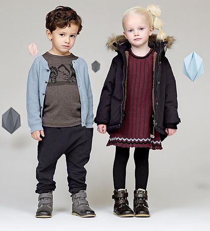 En Fant Dress - Knitted - Bordeaux