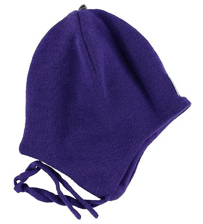 Reima Hat - Knitted - Ahava - Wool/Cotton - Purple Reima Hat - Knitted - Ahava - Wool/Cotton - Purple