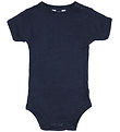 Joha Bodysuit - Wool/Silk - S/S - Navy Joha Bodysuit - Wool/Silk - S/S - Navy