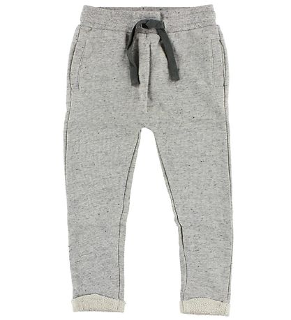 Pantalon de Jogging En Fant - Gris Chiné Pantalon de Jogging En Fant - Gris Chiné