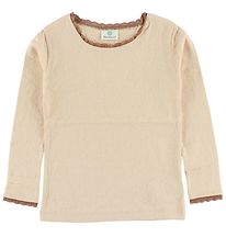 En Fant Blouse - Peach w. Pointelle En Fant Blouse - Peach w. Pointelle