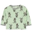 En Fant Blouse - Mint w. Rabbits En Fant Blouse - Mint w. Rabbits