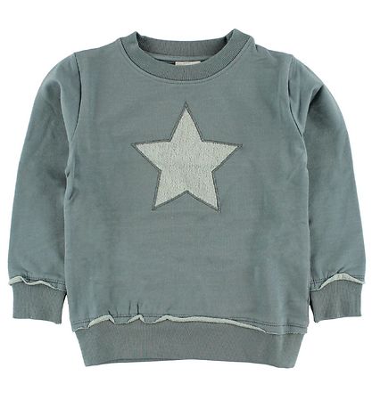 En Fant Sweatshirt - Dusty Green w. Star En Fant Sweatshirt - Dusty Green w. Star