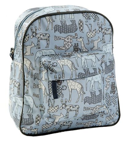 Smallstuff Leikskóla bakpoki - Lítið - Gallaefni M. Dýr Smallstuff Leikskóla bakpoki - Lítið - Gallaefni M. Dýr