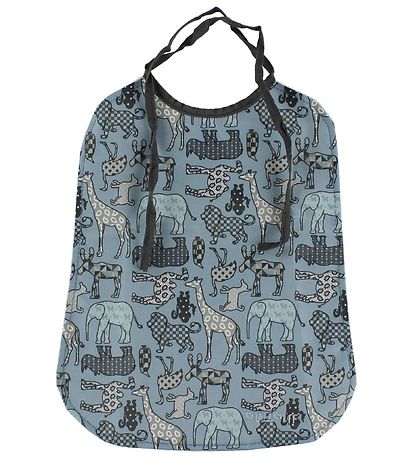 Smallstuff Bib - Denim w. Large Animals