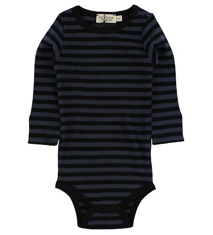 MarMar Bodysuit - L/S - Navy/Black Striped MarMar Bodysuit - L/S - Navy/Black Striped