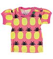 Freds World T-shirt - Coral w. Pineapple Freds World T-shirt - Coral w. Pineapple