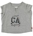Levis T-shirt - Chloe - Grey Melange w. California Levis T-shirt - Chloe - Grey Melange w. California