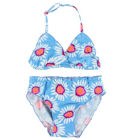 Color Kids Bikini - Vivi - Hellblau m. Blumen Color Kids Bikini - Vivi - Hellblau m. Blumen