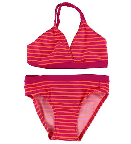 Color Kids Bikini - Vips - Pink/Orange Striped Color Kids Bikini - Vips - Pink/Orange Striped