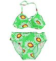 Color Kids Bikini - Vivi - Groen m. Bloemen Color Kids Bikini - Vivi - Groen m. Bloemen