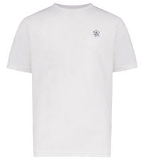Hound T-shirt - HdAnton - City Back Print - Bone White/Navy