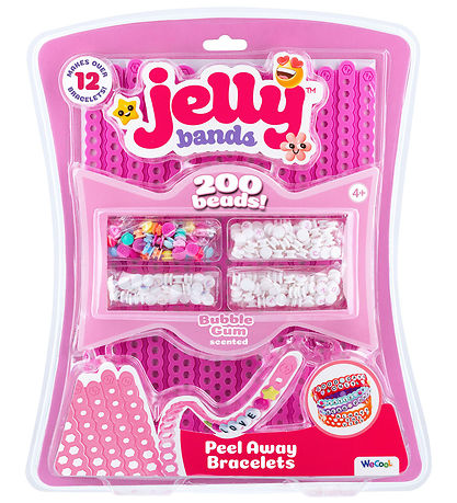 Jelly Bands Set de Création - Bracelets à décoller - Bubblegum