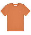 Les Deux T-shirt - Core Contrast - Raw Sienna Orange