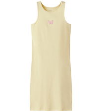 Name It Kjole - Rib - NkfVivemma - Double Cream/Sløyfe