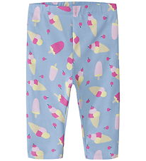 Name It Leggings - NmfVivian - Serenity/Ice Cream