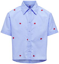 Kids Only Shirt - KogNew - Moonlight Blue/Cloud Dancer/Packing E