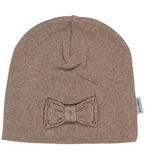 Mikk-Line Beanie - 2-layer - Melange Denver w. Bow