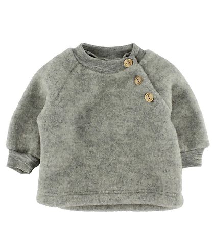 Engel Blouse - Wool - Grey Melange Engel Blouse - Wool - Grey Melange
