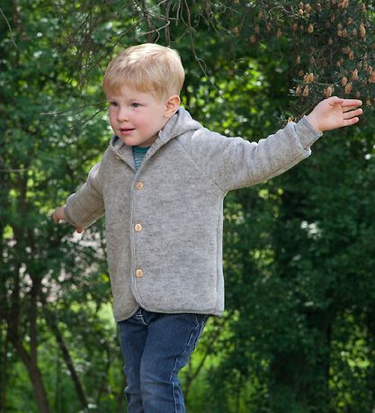 Engel Cardigan - Wool - Grey Melange Engel Cardigan - Wool - Grey Melange