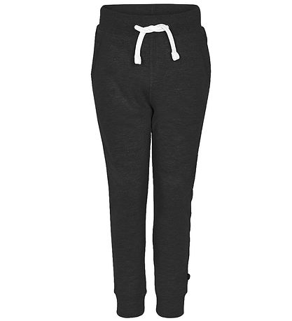 Minymo Sweatpants - 2-Pack - Black/Grey Melange Minymo Sweatpants - 2-Pack - Black/Grey Melange